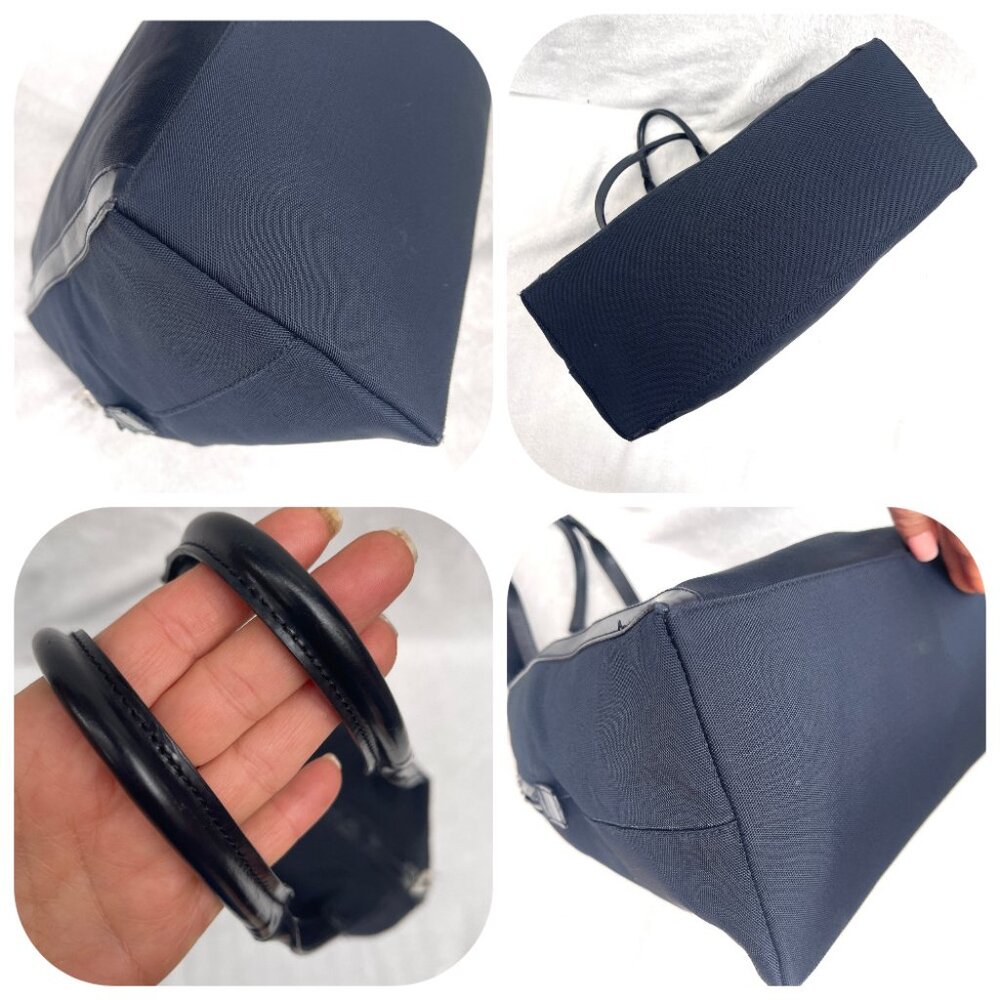 Gucci Vintage Black canvas and leather shoulder bag - Picture 9 of 11